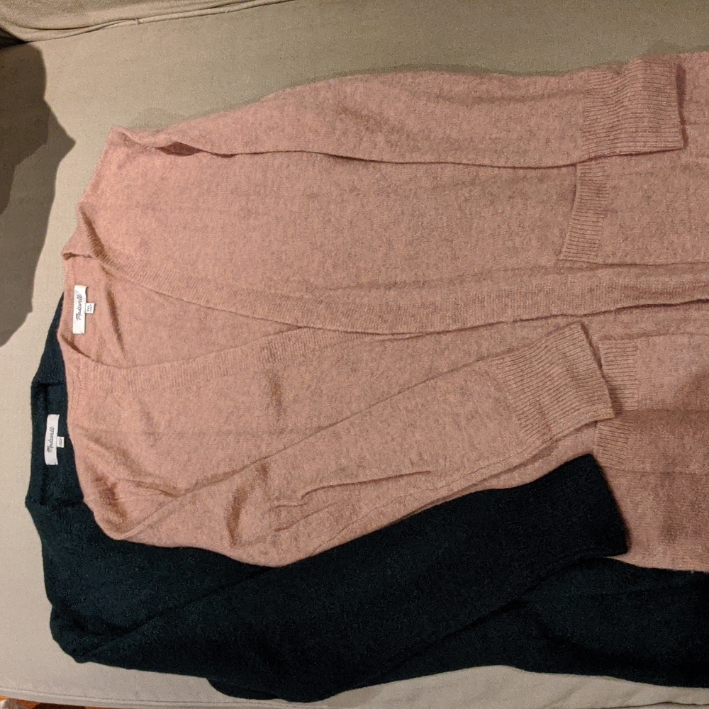 Madewell long cardigan bundle of two